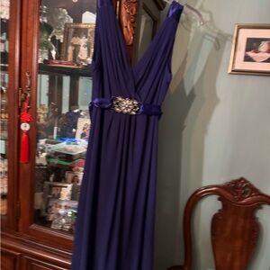 Elegant Blue Evening Gown